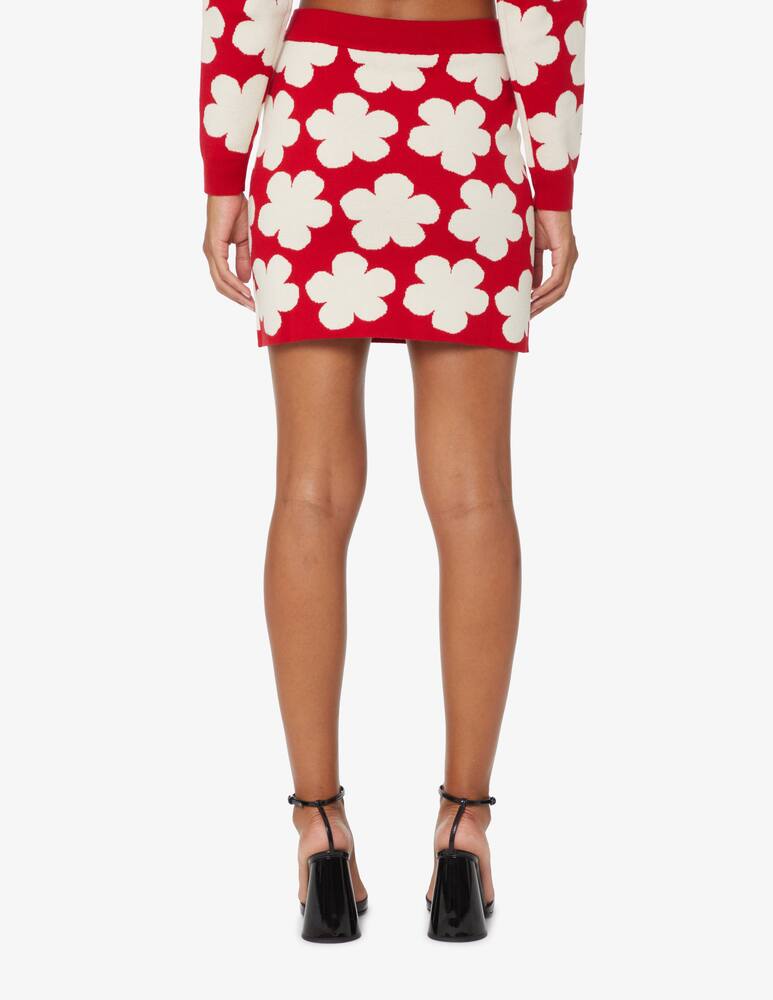 rinascente Kenzo Minigonna macro flower - Rosso
