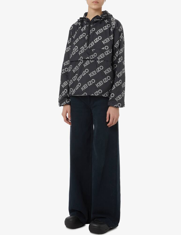 rinascente Kenzo Windbreaker jacket with monoprint - Black