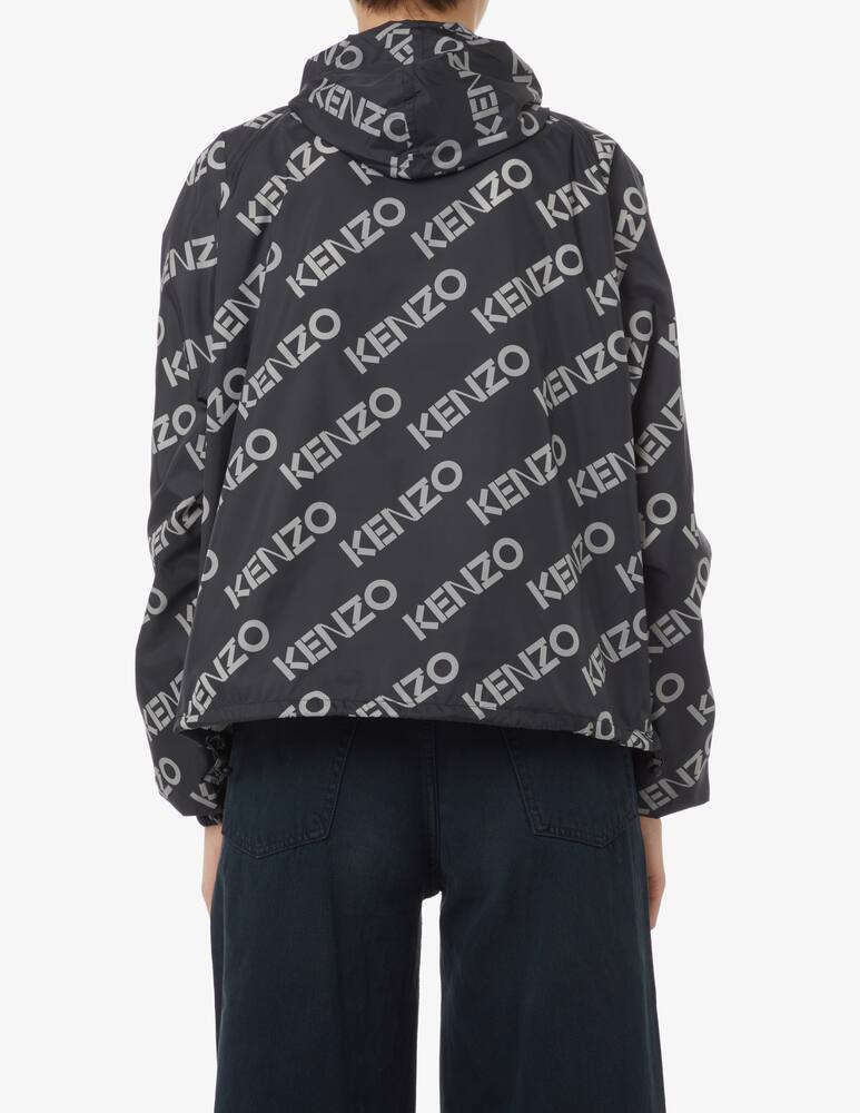 rinascente Kenzo Windbreaker jacket with monoprint - Black