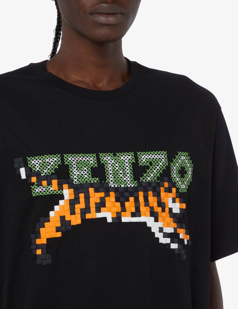 rinascente Kenzo Maglietta tiger pixel 