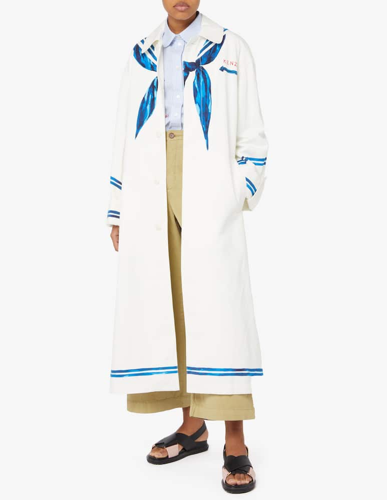 rinascente Kenzo Cappotto in misto lino