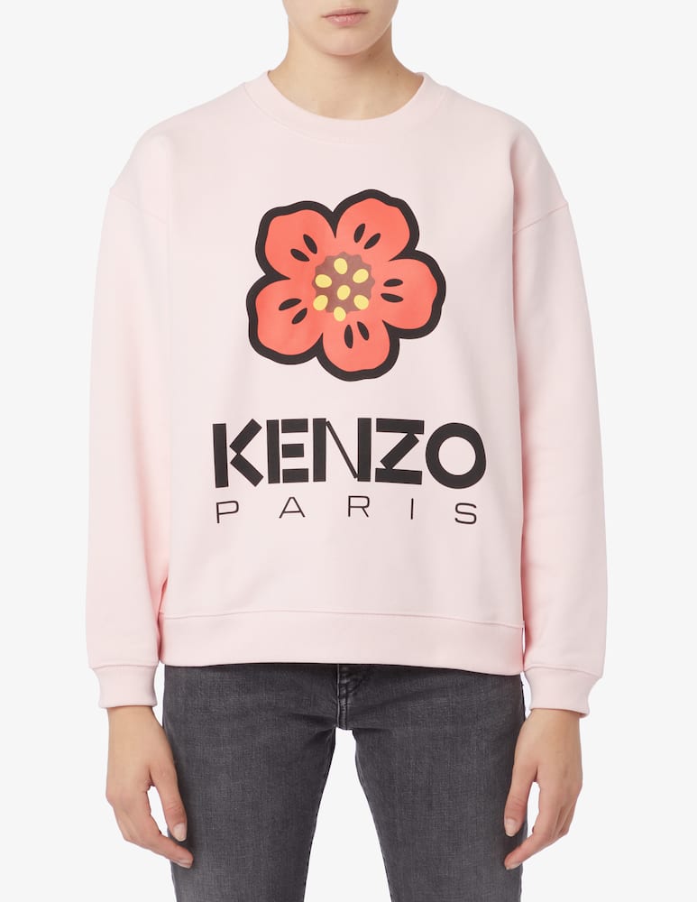 Kenzo T-shirt in cotone Flower - immagine 1 Kenzo T-shirt in cotone Flower - immagine 1