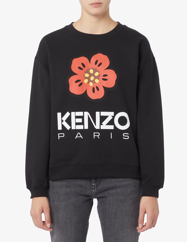 Kenzo T-shirt in cotone Flower - immagine 1 Kenzo T-shirt in cotone Flower - immagine 1