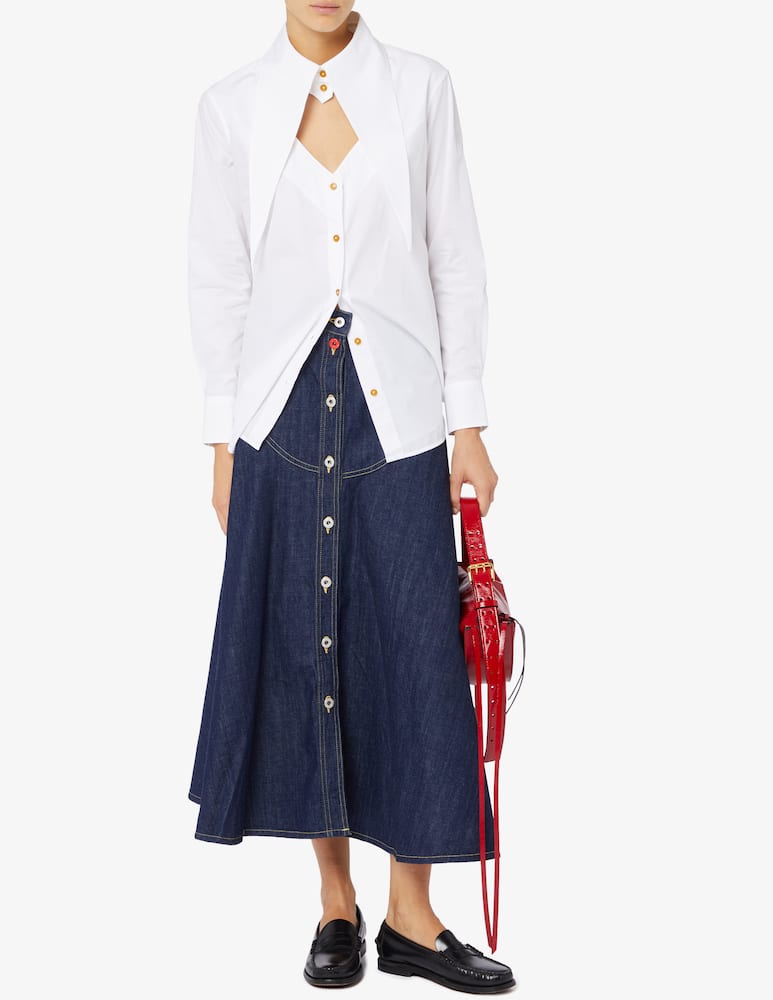 Kenzo Midi denim skirt - picture 2 Kenzo Midi denim skirt - picture 2