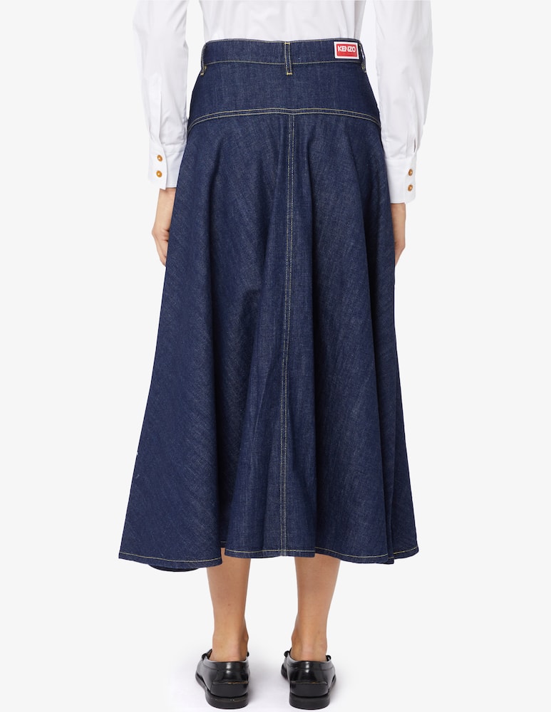 Kenzo Midi denim skirt - picture 3 Kenzo Midi denim skirt - picture 3