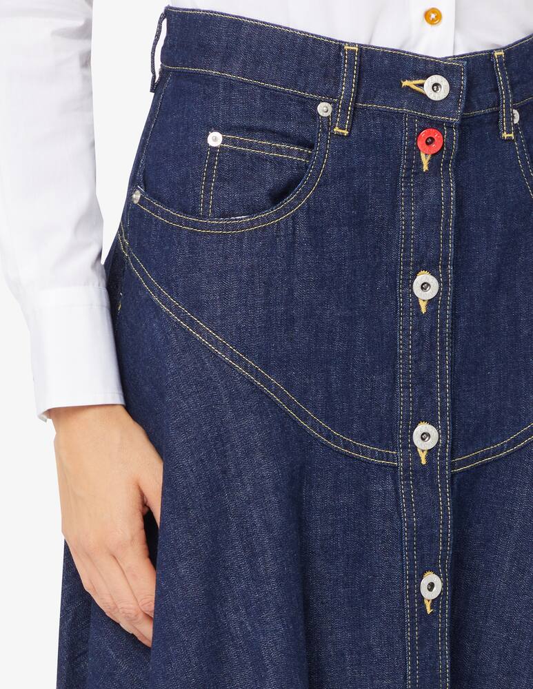 rinascente Kenzo Gonna midi in denim