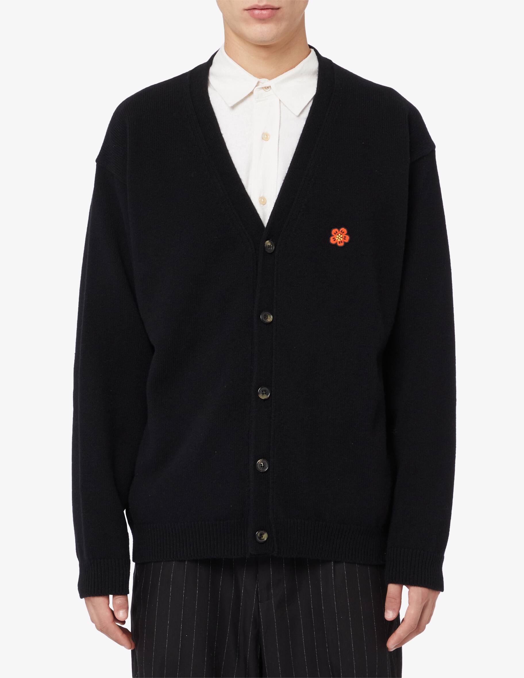トップス KENZO BOKE FLOWER CREST CARDIGAN Boke Flower Crest Cardigan Sage Green | KENZO | EQVVS