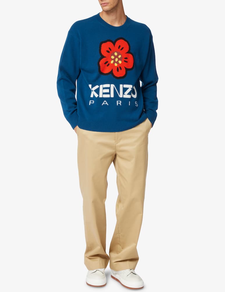 rinascente Kenzo Maglia girocollo boke flower crest maxi