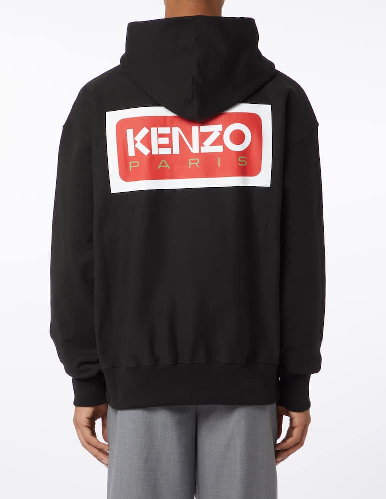 Kenzo Felpa con cappuccio con logo paris tag - immagine 3 Kenzo Felpa con cappuccio con logo paris tag - immagine 3