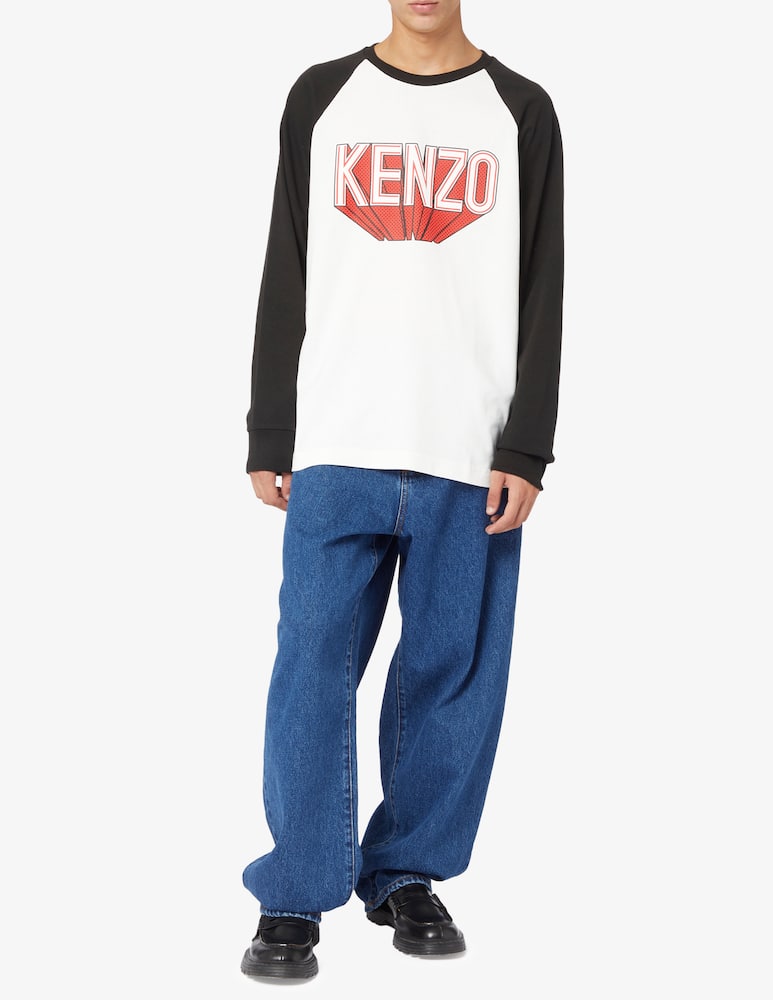 rinascente Kenzo Maglietta maniche lunghe 3d raglan