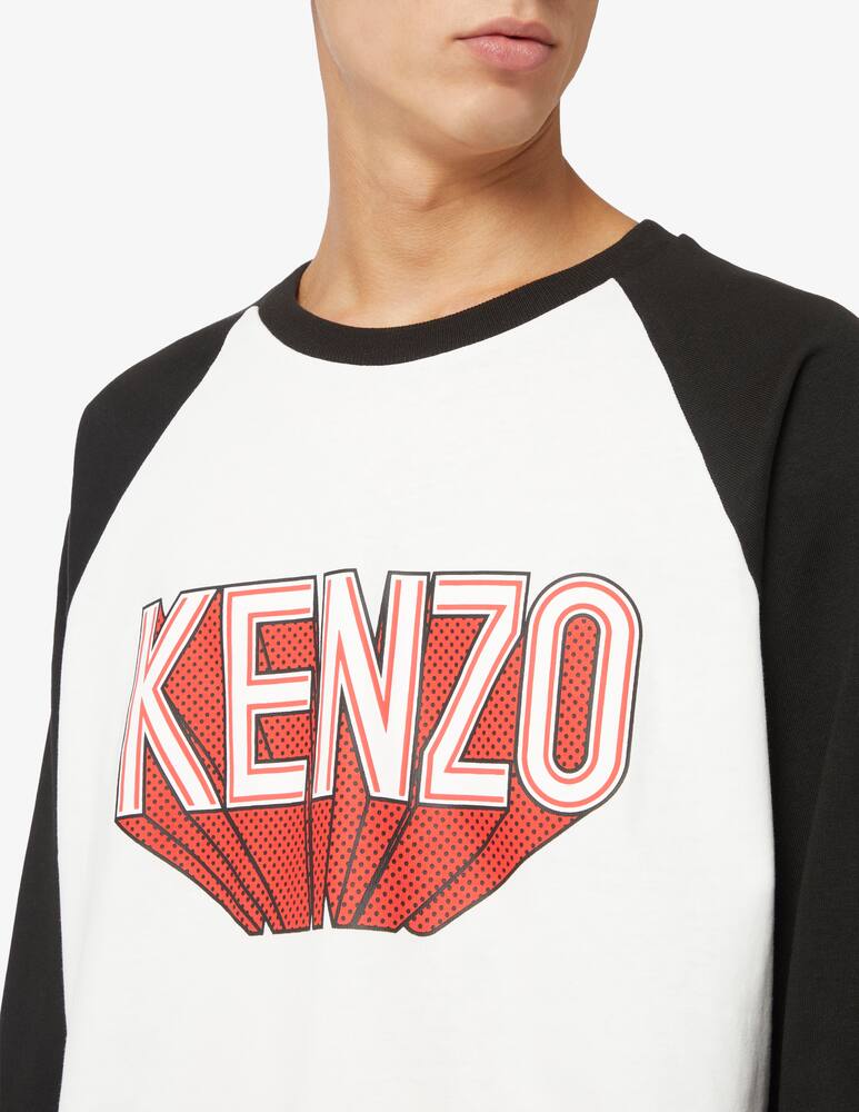 rinascente Kenzo Maglietta maniche lunghe 3d raglan