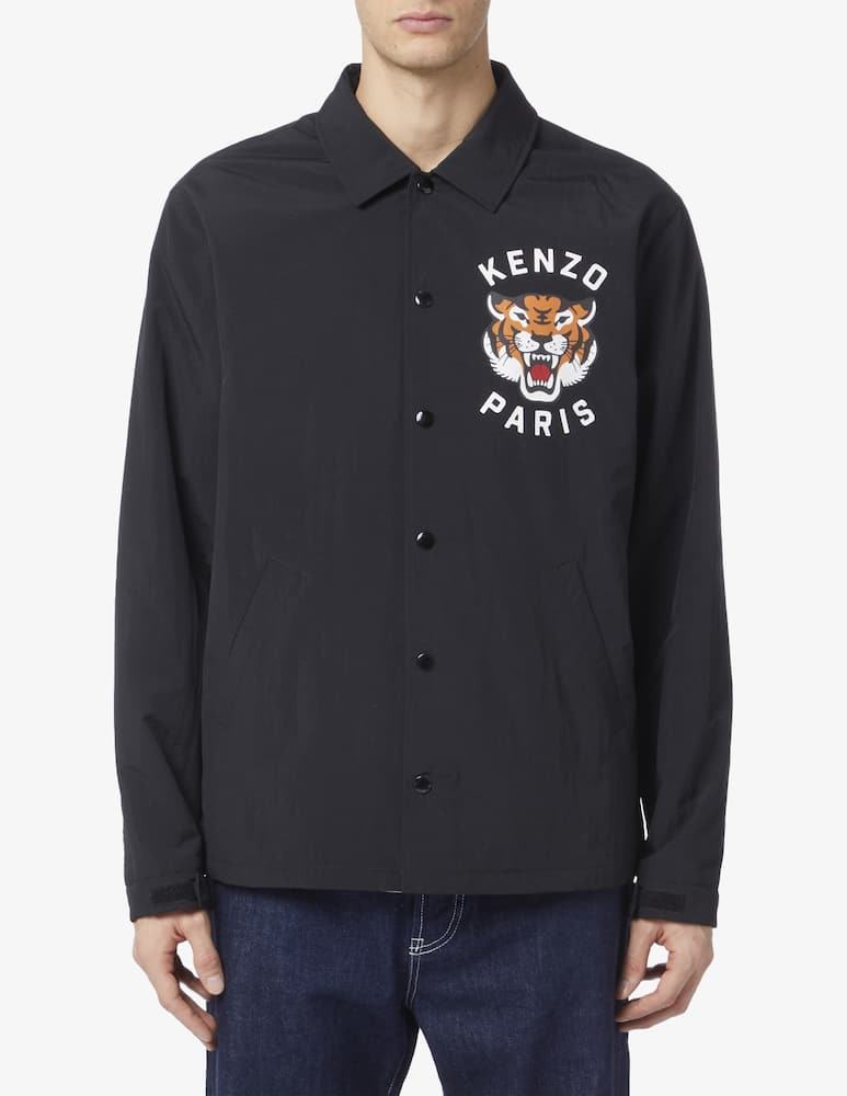 Kenzo Sovracamicia nylon lucky tiger - immagine 1 Kenzo Sovracamicia nylon lucky tiger - immagine 1