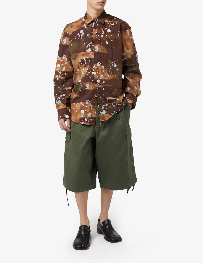 rinascente Kenzo Cargo army shorts