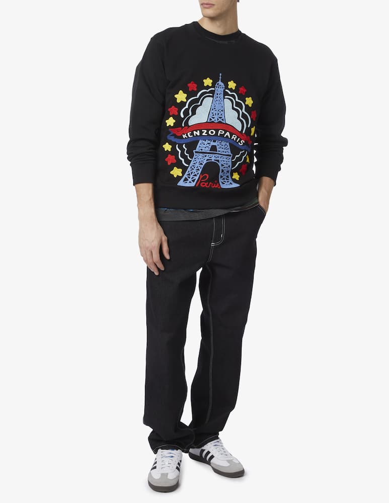 rinascente Kenzo Felpa girocollo tour eiffel embroidered