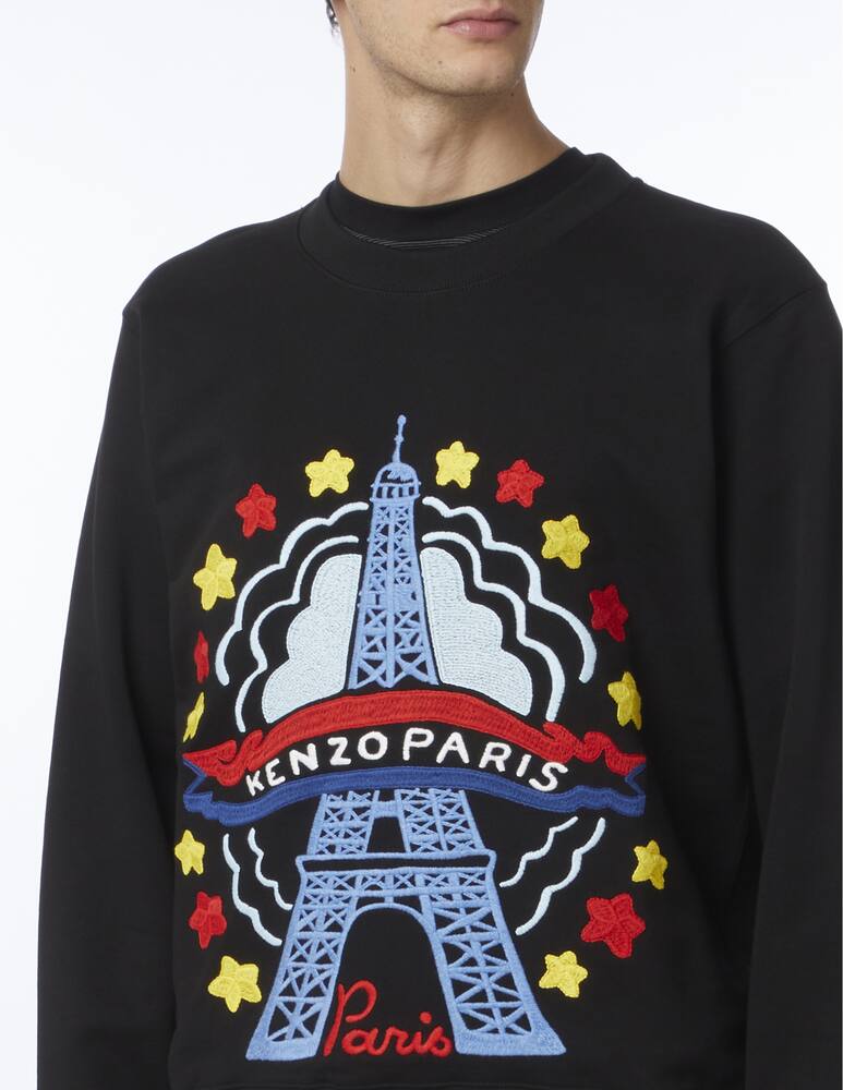 rinascente Kenzo Felpa girocollo tour eiffel embroidered
