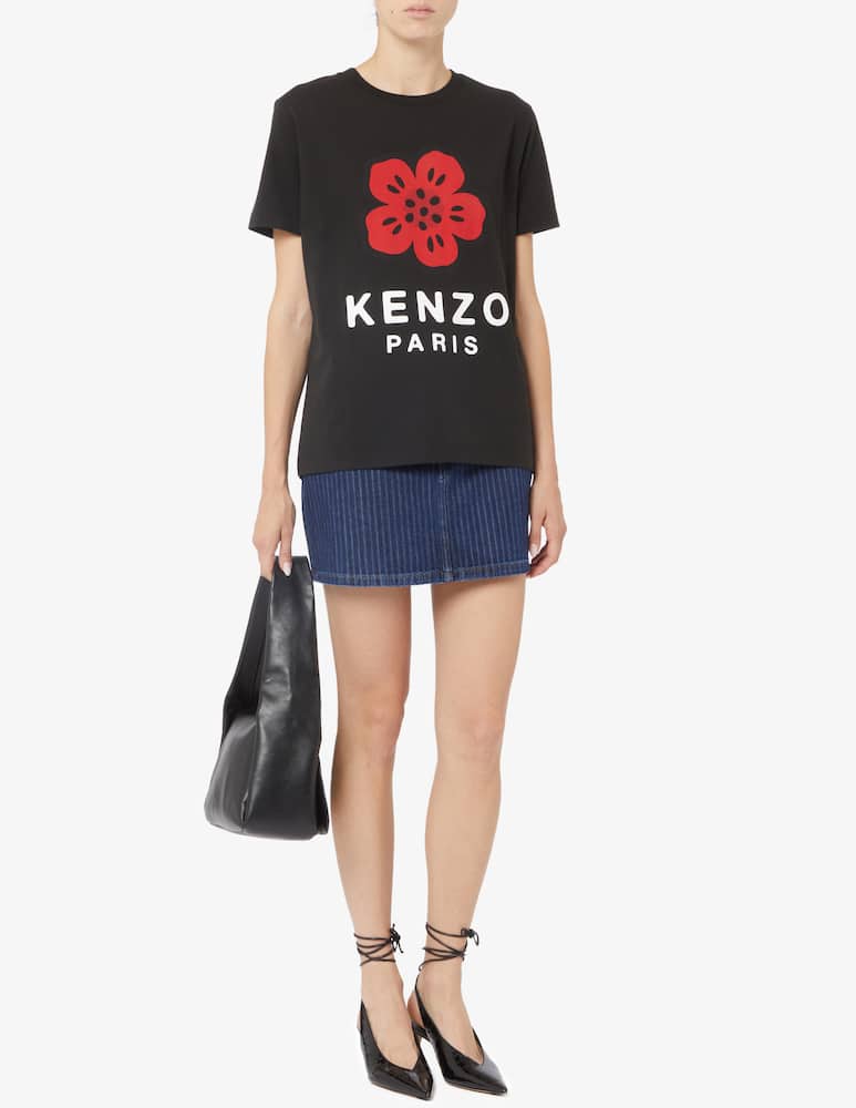 Kenzo Mini skirt stripped jacquard - picture 2