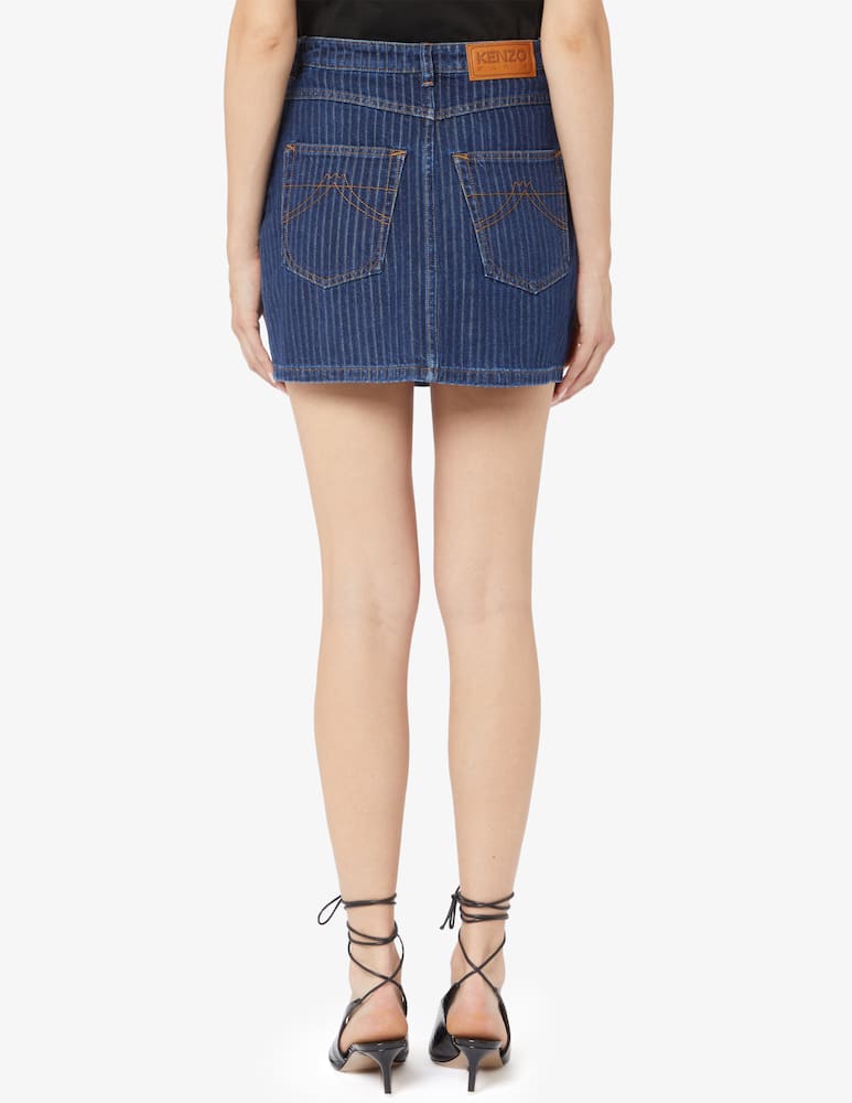 Kenzo Mini skirt stripped jacquard - picture 3