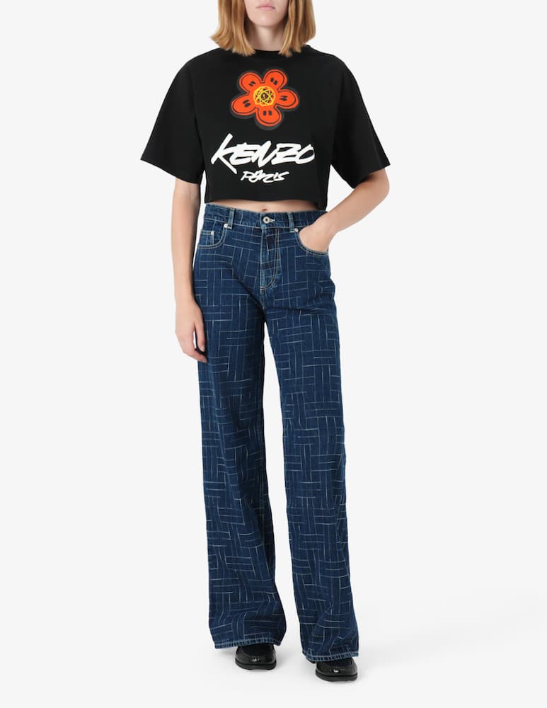 Kenzo T-shirt boxy cropped Futura 2000 - immagine 2 Kenzo T-shirt boxy cropped Futura 2000 - immagine 2