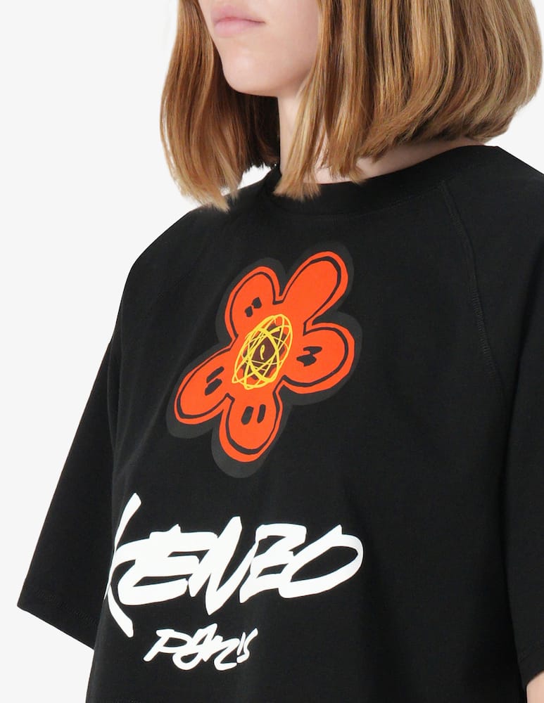 Kenzo T-shirt boxy cropped Futura 2000 - immagine 4 Kenzo T-shirt boxy cropped Futura 2000 - immagine 4