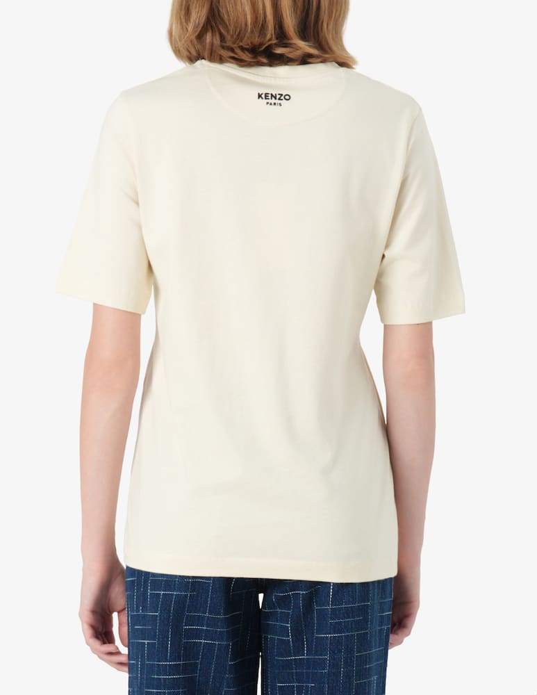 Kenzo T-shirt drappeggio con spilla boke - immagine 3 Kenzo T-shirt drappeggio con spilla boke - immagine 3