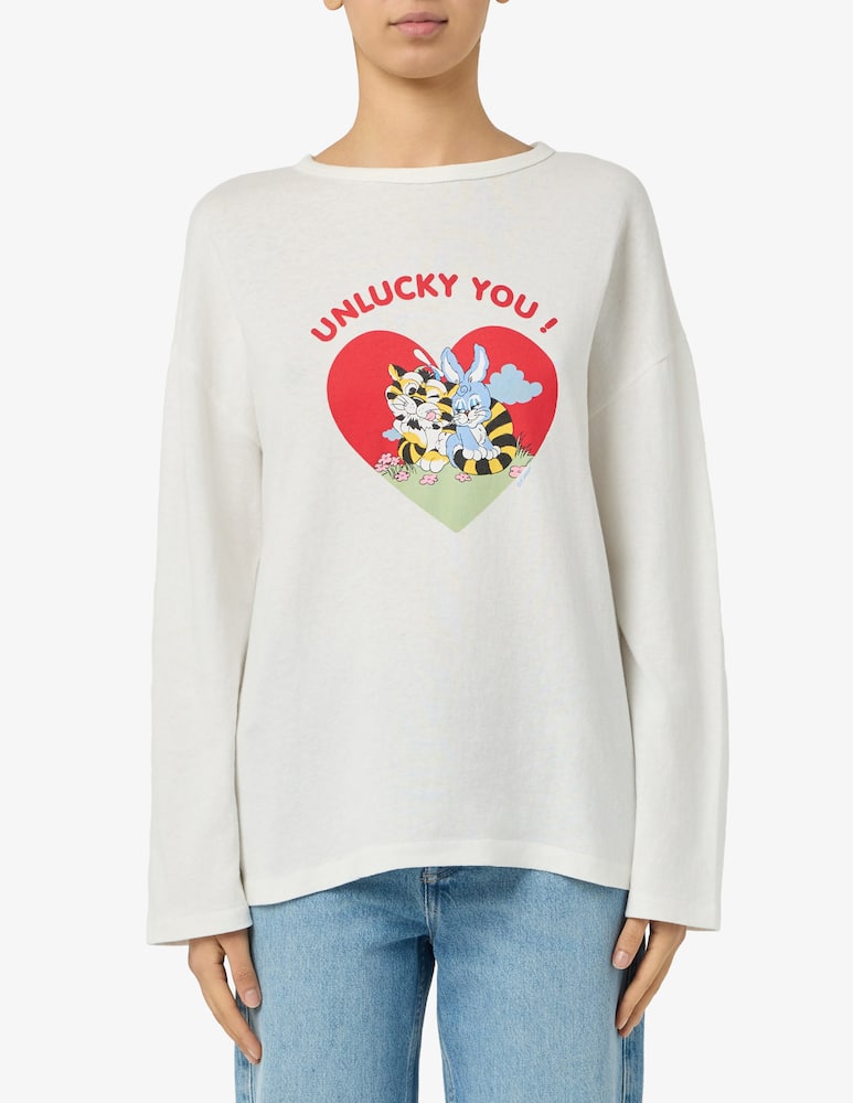 Kenzo T-shirt cartoon maniche lunghe Kenzo - immagine 1 Kenzo T-shirt cartoon maniche lunghe Kenzo - immagine 1