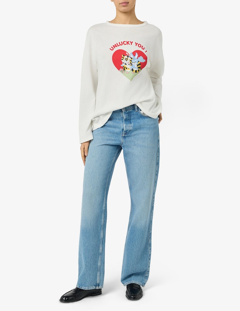 rinascente Kenzo Cartoon heart long sleeve t-shirt