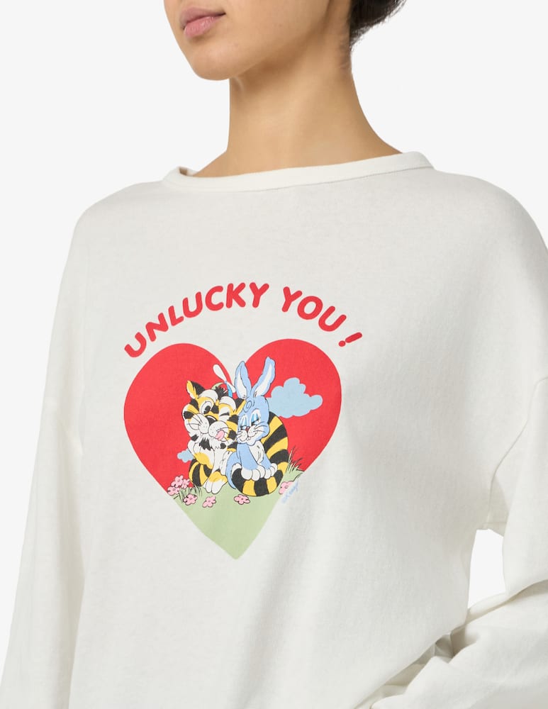 rinascente Kenzo Cartoon heart long sleeve t-shirt