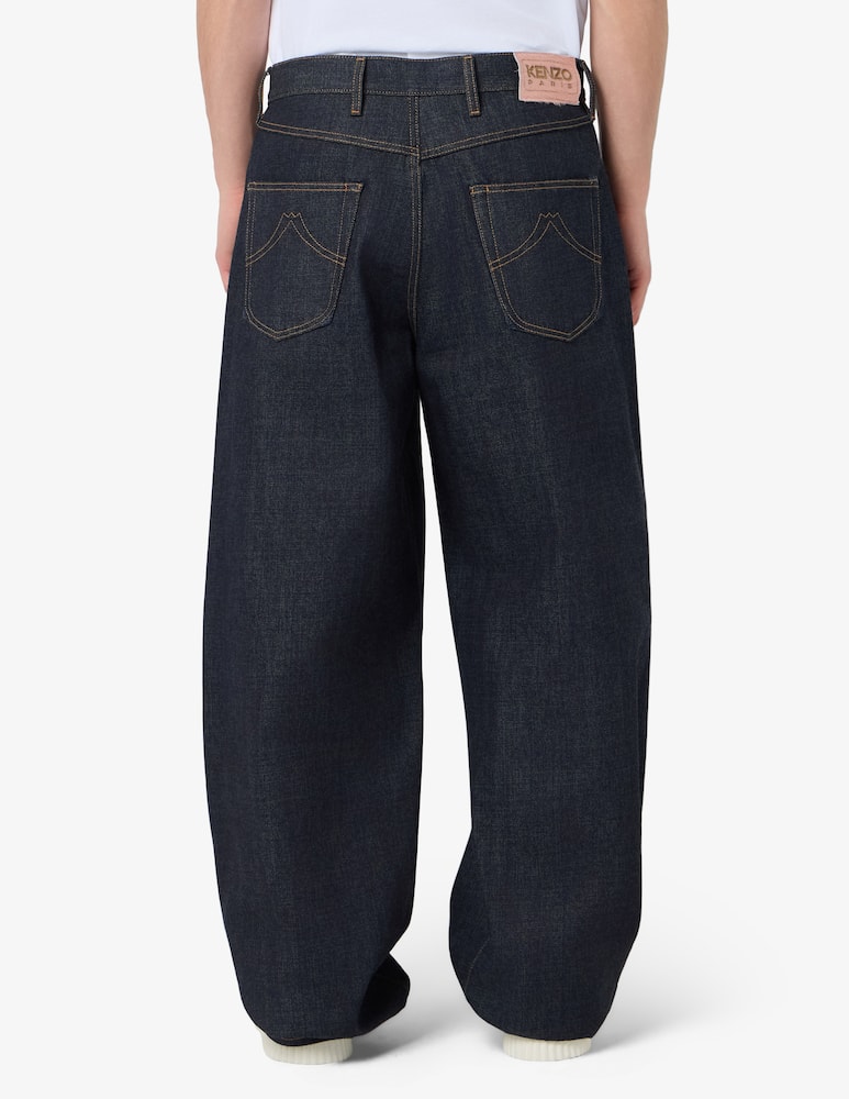 Kenzo Jeans wide fit con risvolto - immagine 3 Kenzo Jeans wide fit con risvolto - immagine 3