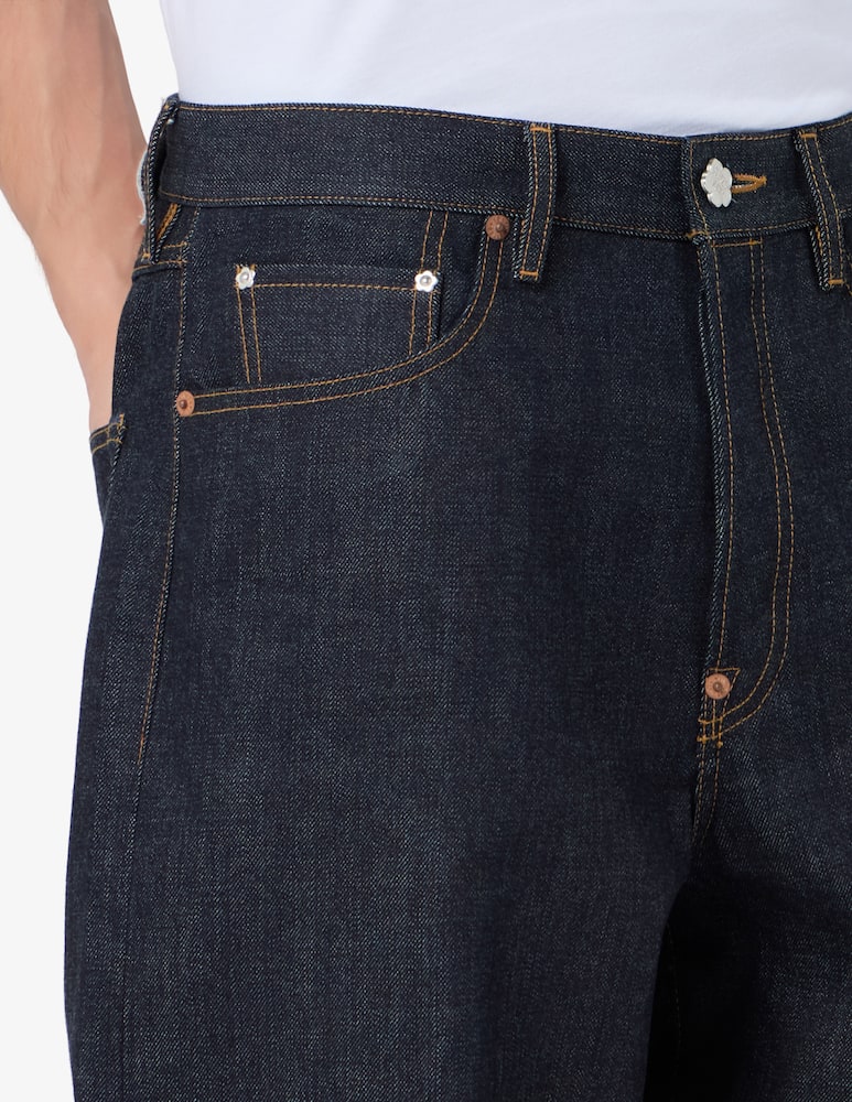 Kenzo Jeans wide fit con risvolto - immagine 4 Kenzo Jeans wide fit con risvolto - immagine 4