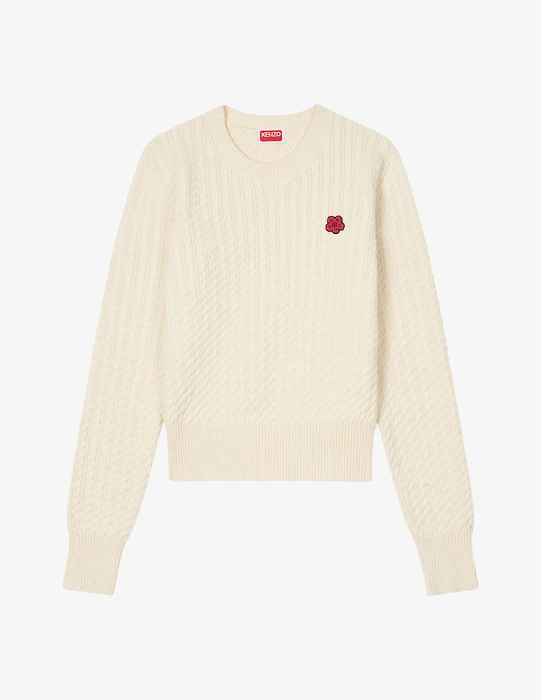Kenzo Maglione trecce con fiore - immagine 1 Kenzo Maglione trecce con fiore - immagine 1