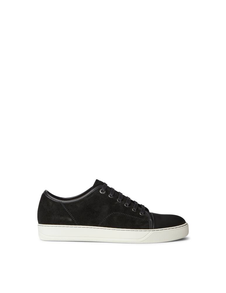 rinascente Lanvin Sneaker basket basse in pelle di vitello scamosciata