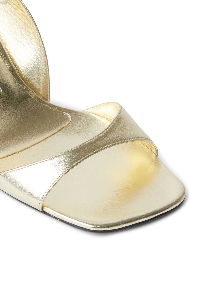 Lanvin Sandals with comma heels in metal - picture 5 Lanvin Sandals with comma heels in metal - picture 5