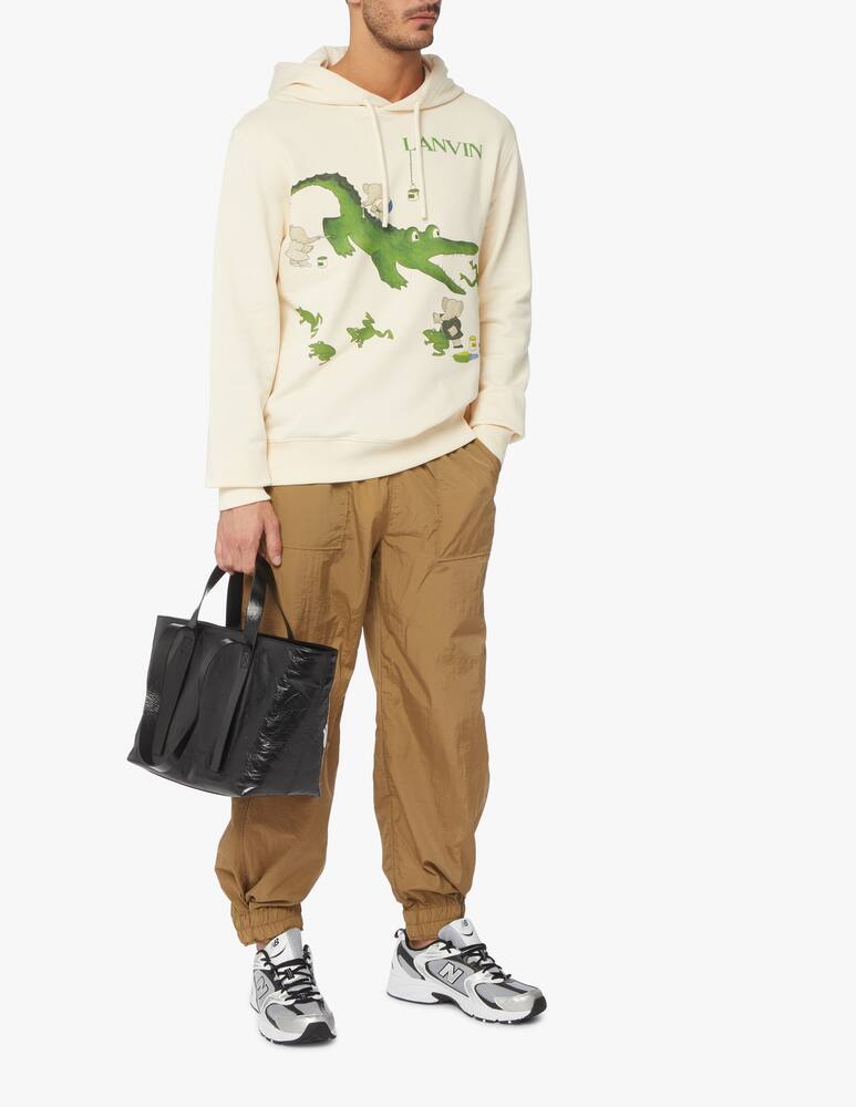rinascente Lanvin Printed babar hoodie