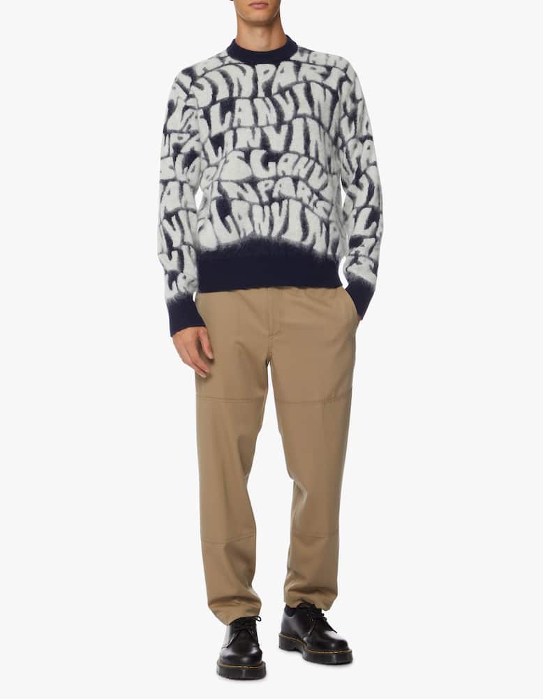 Lanvin Maglia mohair allover logo - immagine 2 Lanvin Maglia mohair allover logo - immagine 2