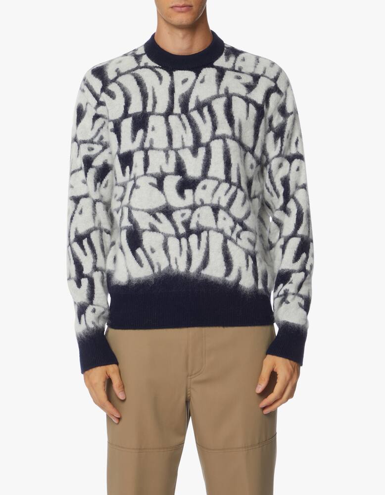 Lanvin Maglia mohair allover logo - immagine 4 Lanvin Maglia mohair allover logo - immagine 4