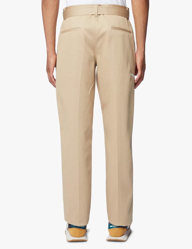 rinascente Lanvin Straight pants belt - beige