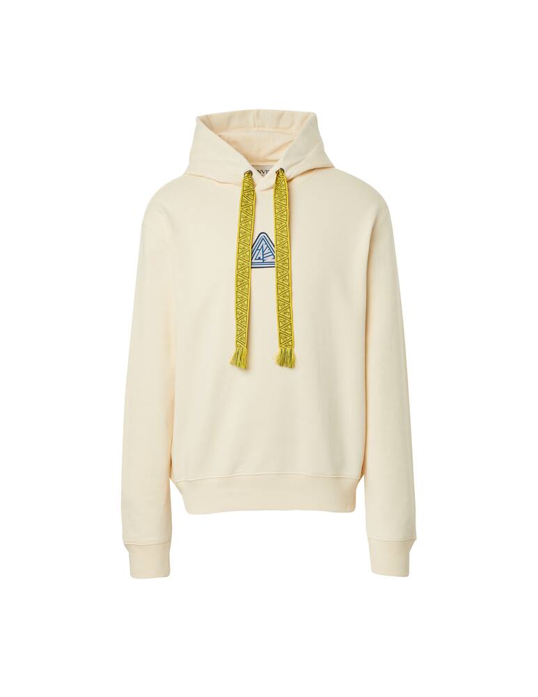 rinascente Lanvin Felpa con cappuccio stampata - beige