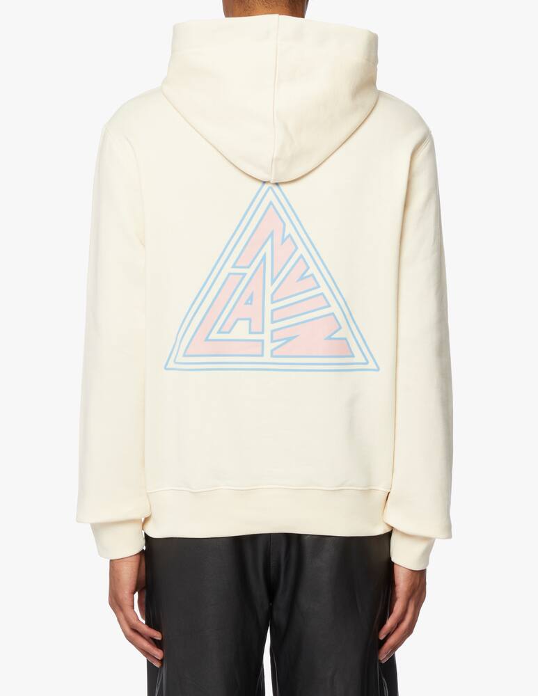 rinascente Lanvin Felpa con cappuccio stampata - beige