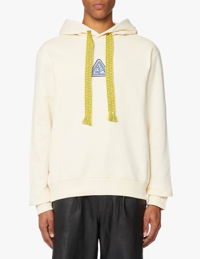 rinascente Lanvin Felpa con cappuccio stampata - beige