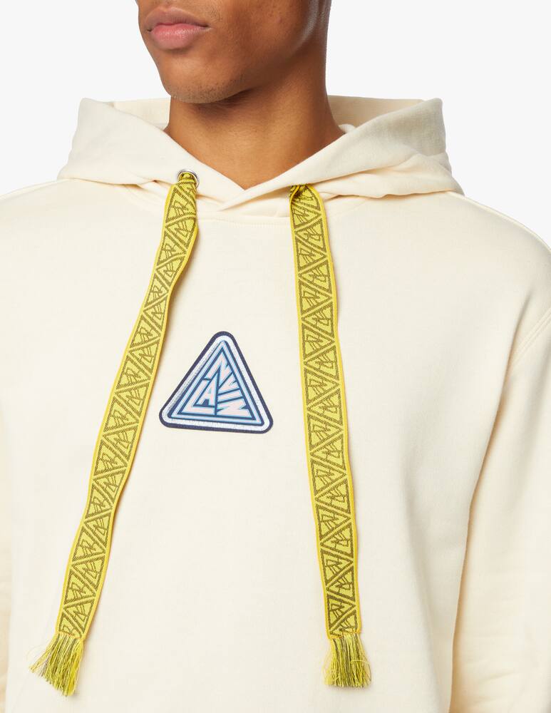 rinascente Lanvin Felpa con cappuccio stampata - beige