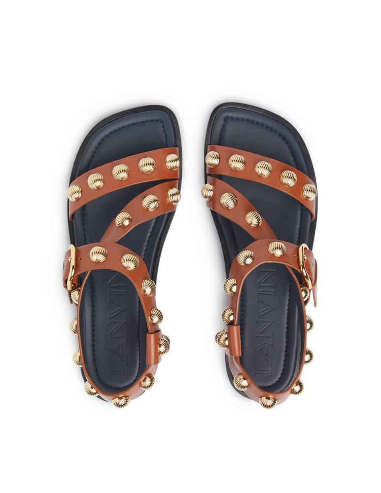 rinascente Lanvin Sandali bassi in pelle - marrone