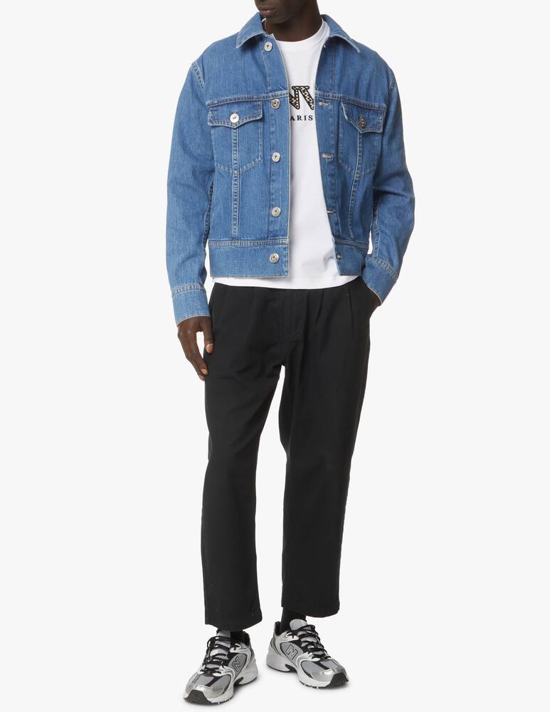 rinascente Lanvin Giacca di jeans stampata batman - azzurro