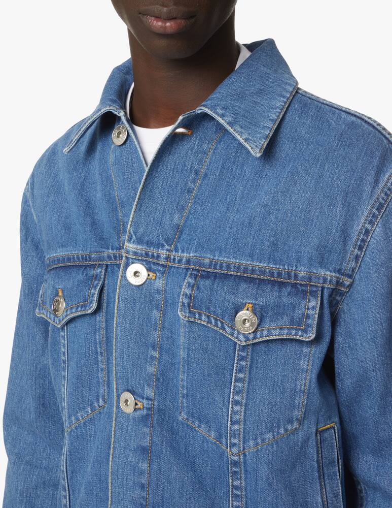 rinascente Lanvin Giacca di jeans stampata batman - azzurro