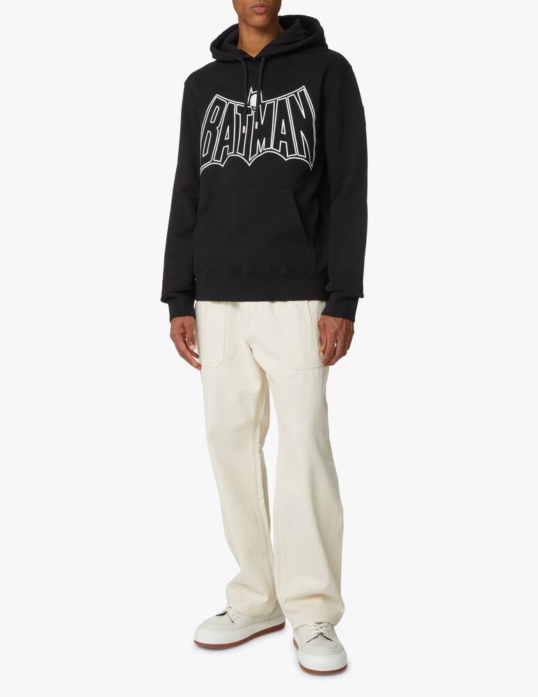 rinascente Lanvin Printed hoodie - black