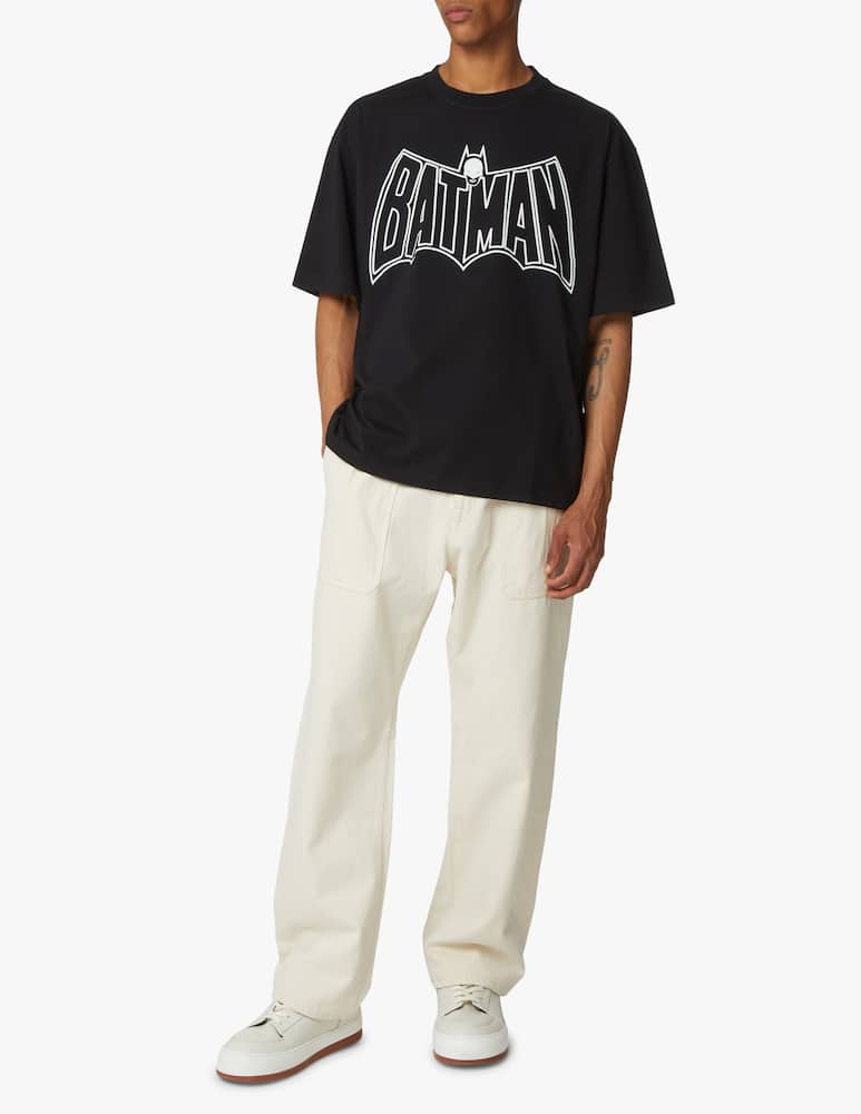 rinascente Lanvin Batman printed oversized t-shirt - black