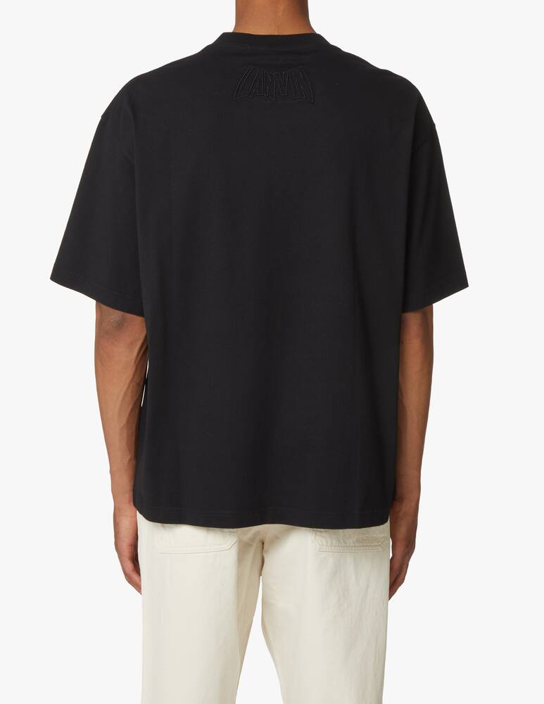 rinascente Lanvin Batman printed oversized t-shirt - black