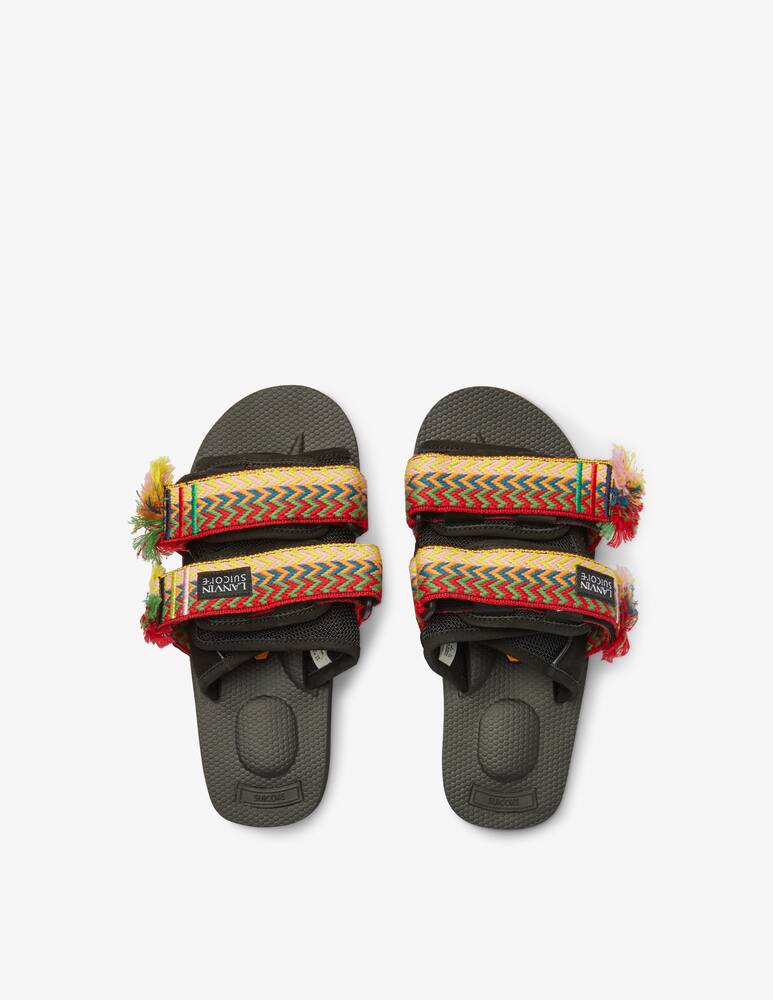 rinascente Lanvin Suicoke x Lanvin flat shoes - Nero