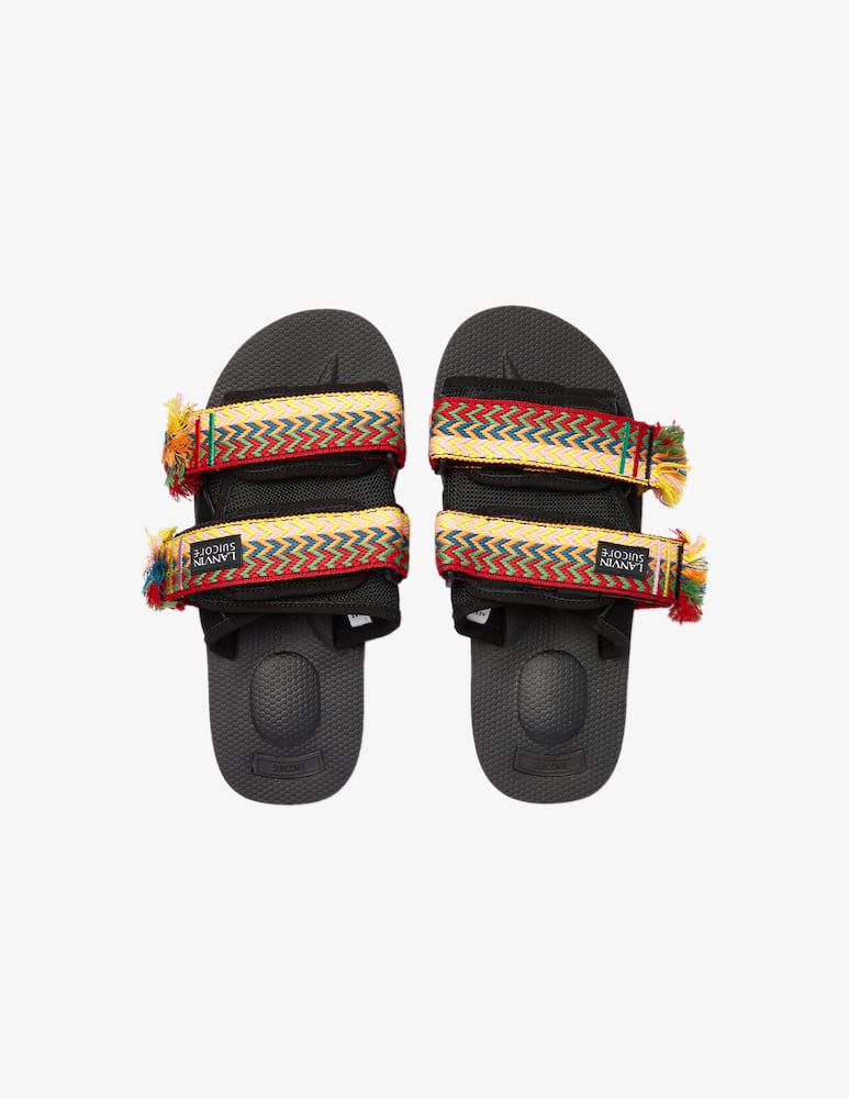 rinascente Lanvin Suicoke x Lanvin flat shoes - Nero