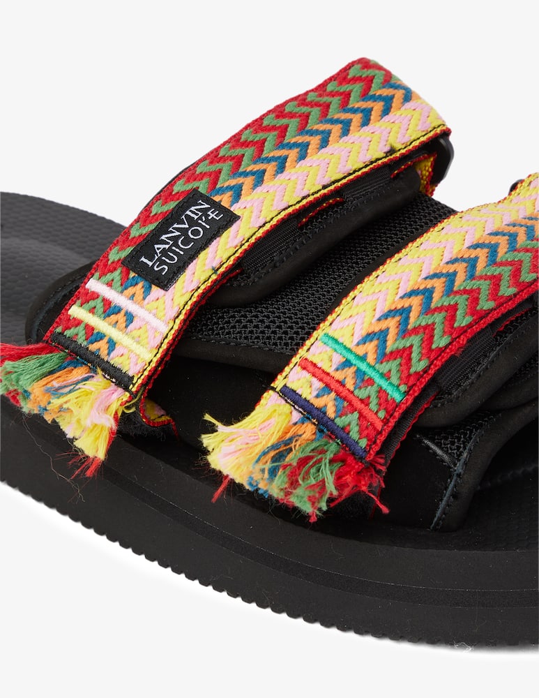 rinascente Lanvin Suicoke x Lanvin flat shoes - Nero