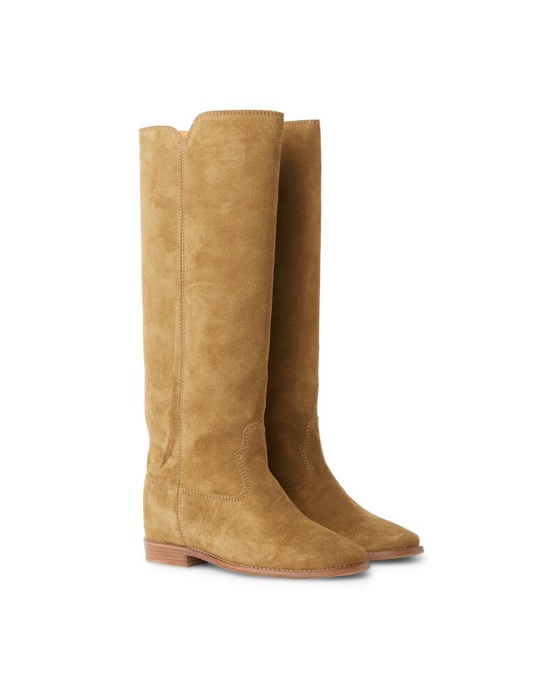 rinascente Isabel Marant Suede wedge boots Cleave - brown